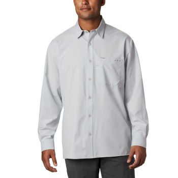 Columbia Muške Košulje - PFG Zero Rules Woven Long Sleeve Sive | DIEX-91530